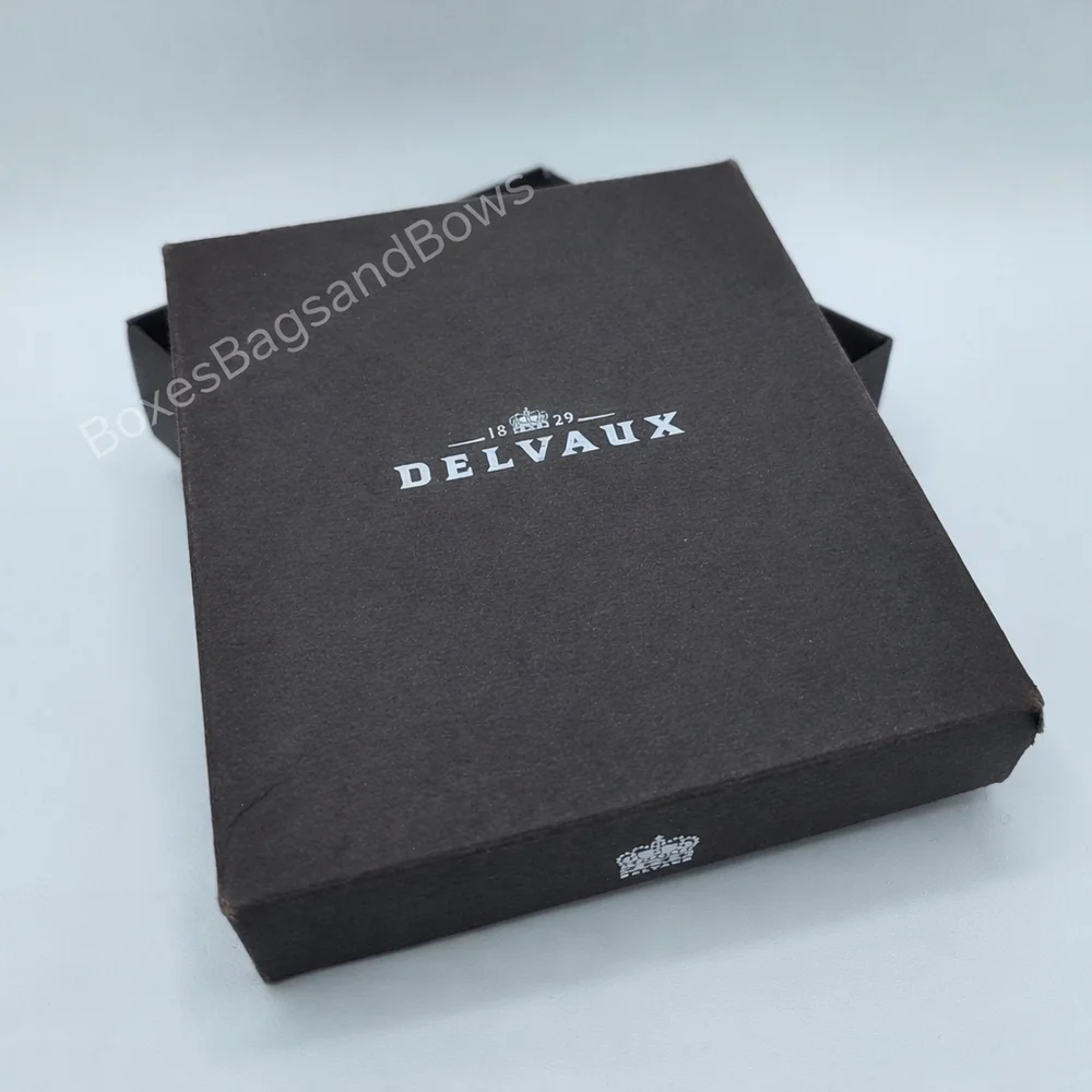 Delvaux Empty Gift Box | Authentic Luxury Packaging Storage Display